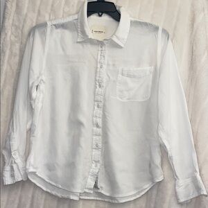 Lucky Brand Crisp White Collared Shirt